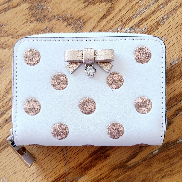 👀50% OFF - NWT‼️ Kate Spade Wrapping Party Gift Small Zip Card Case - Picture 8 of 13